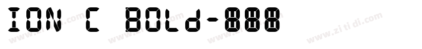 ION C Bold字体转换